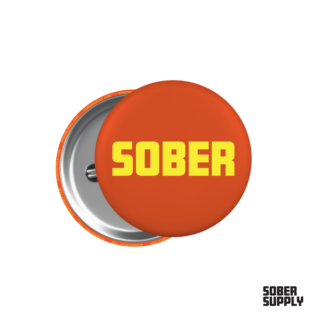 SOBER SUPPLY - Wholesale Lapel Pin/Button - SOBER Button/Pin0