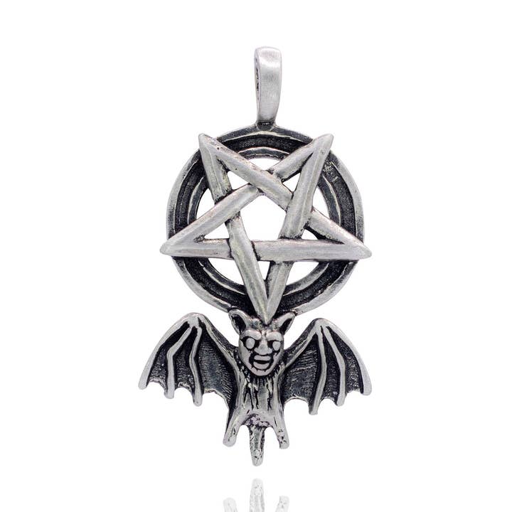 Fine Lead-Free Pewter Pendant Necklace - Inverted Pentacle
for wholesale by Nirvana LLC