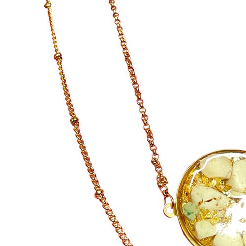 Starry Skies Solar Chain Necklace for wholesale by Womxn on the Moon