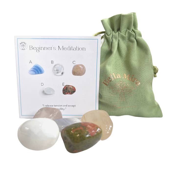 Pack Cristais de Meditação para Iniciantes por atacado de BellaMira Home