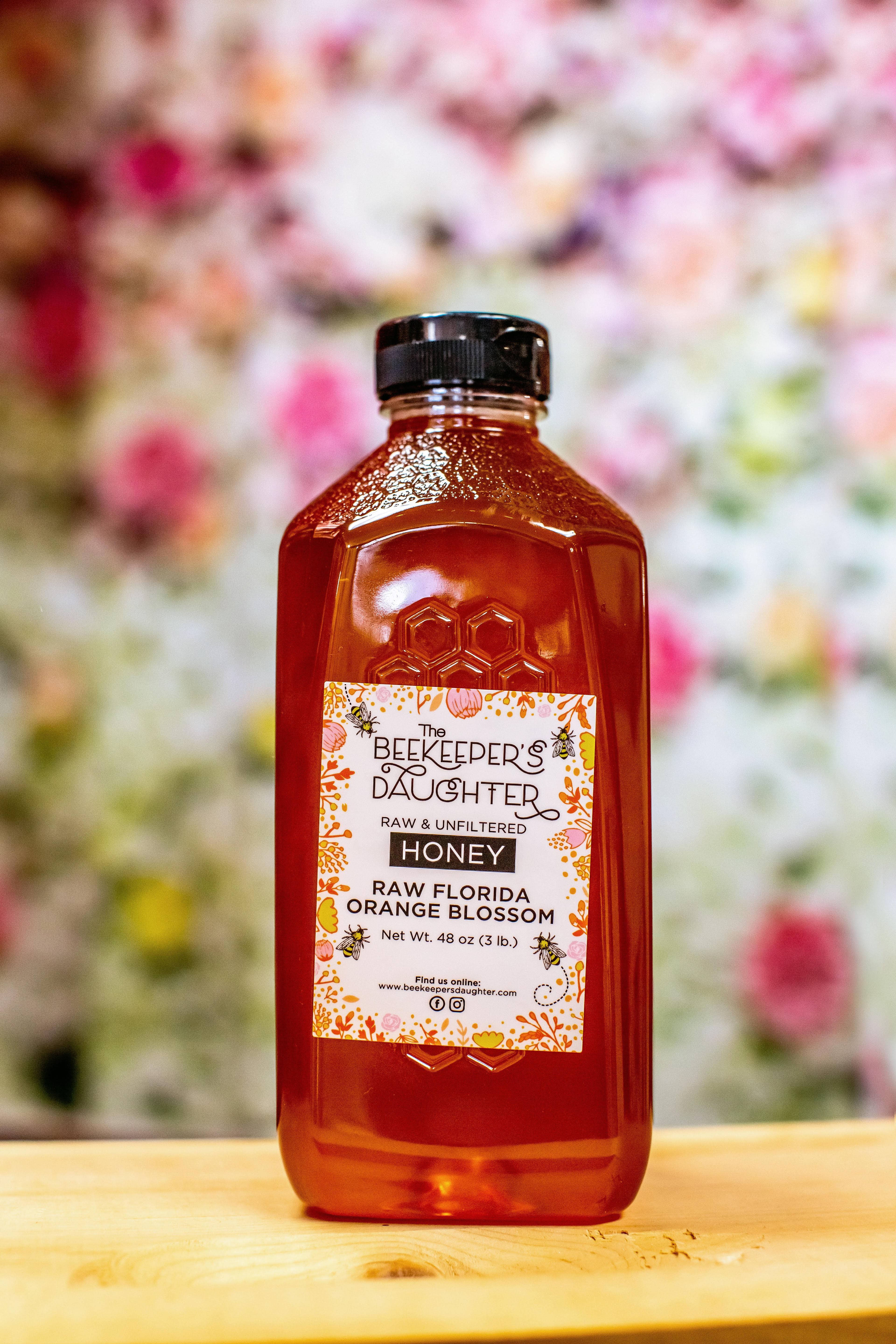 The Beekeeper's Daughter - Wholesale Honey - 3 LB Raw Florida Orange Blossom1