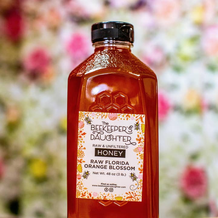 The Beekeeper's Daughter - Wholesale Honey - 3 LB Raw Florida Orange Blossom1