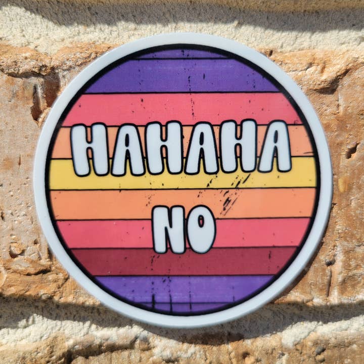 3 inch Water resistant laminated vinyl sticker for wholesale by Kodaandmom