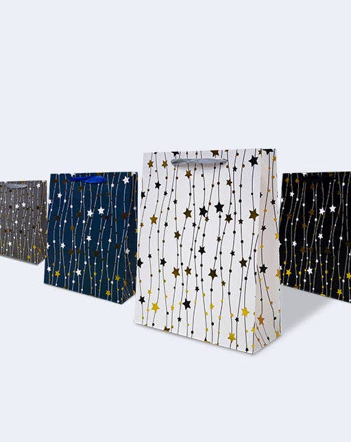 Mis Globos - Wholesale Gift Bag Set/Pack - Pack of 12 Star Gift Bags0