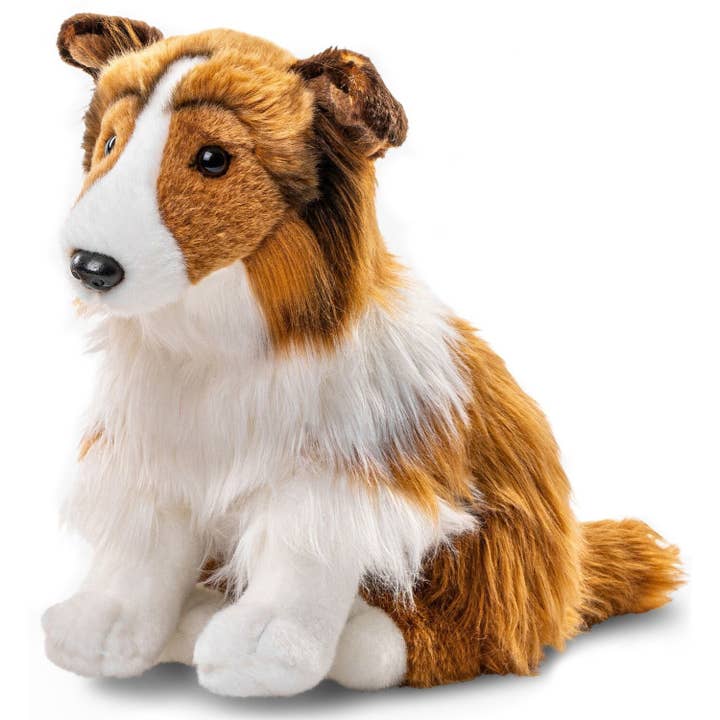 Uni Toys - Wholesale Stuffed/Plush Toy - Kids & Baby - Long-haired collie (without leash) 27 cm (height) - cuddly/plush toy1
