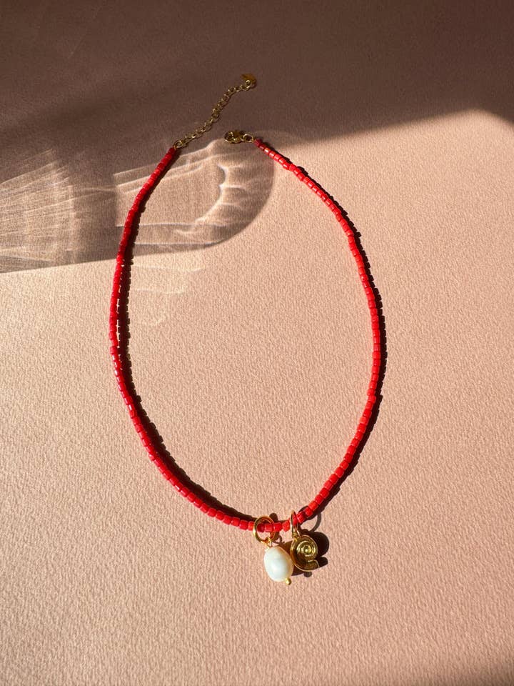 Rød Kærlighed - Halskæde for engroshandel hos LuvLuv Berlin