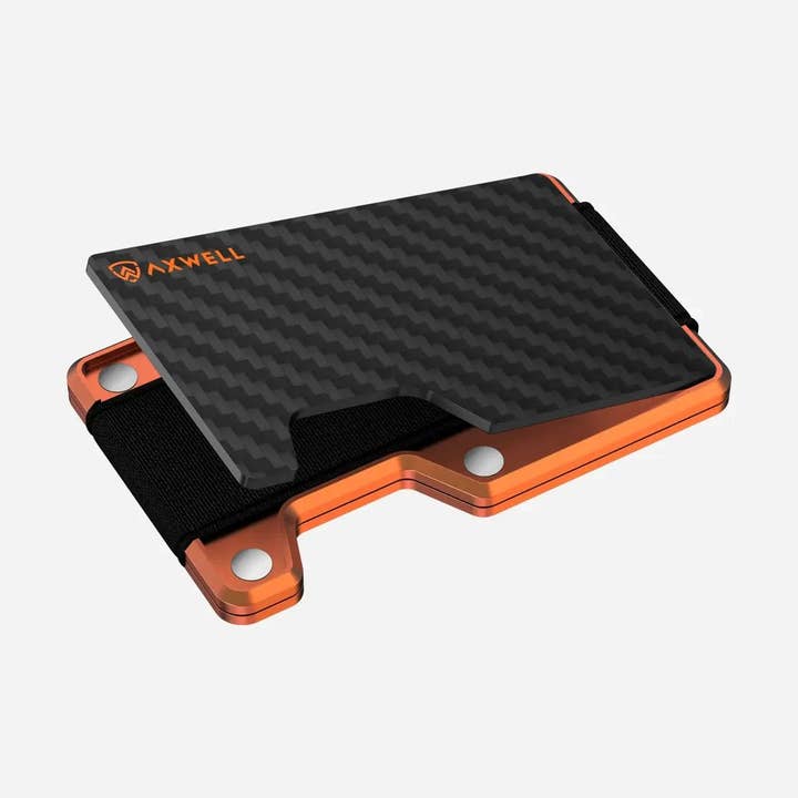 AXWELL - Wholesale Wallet - Men's - Axwell Wallet - Blaze Orange Carbon Fiber4