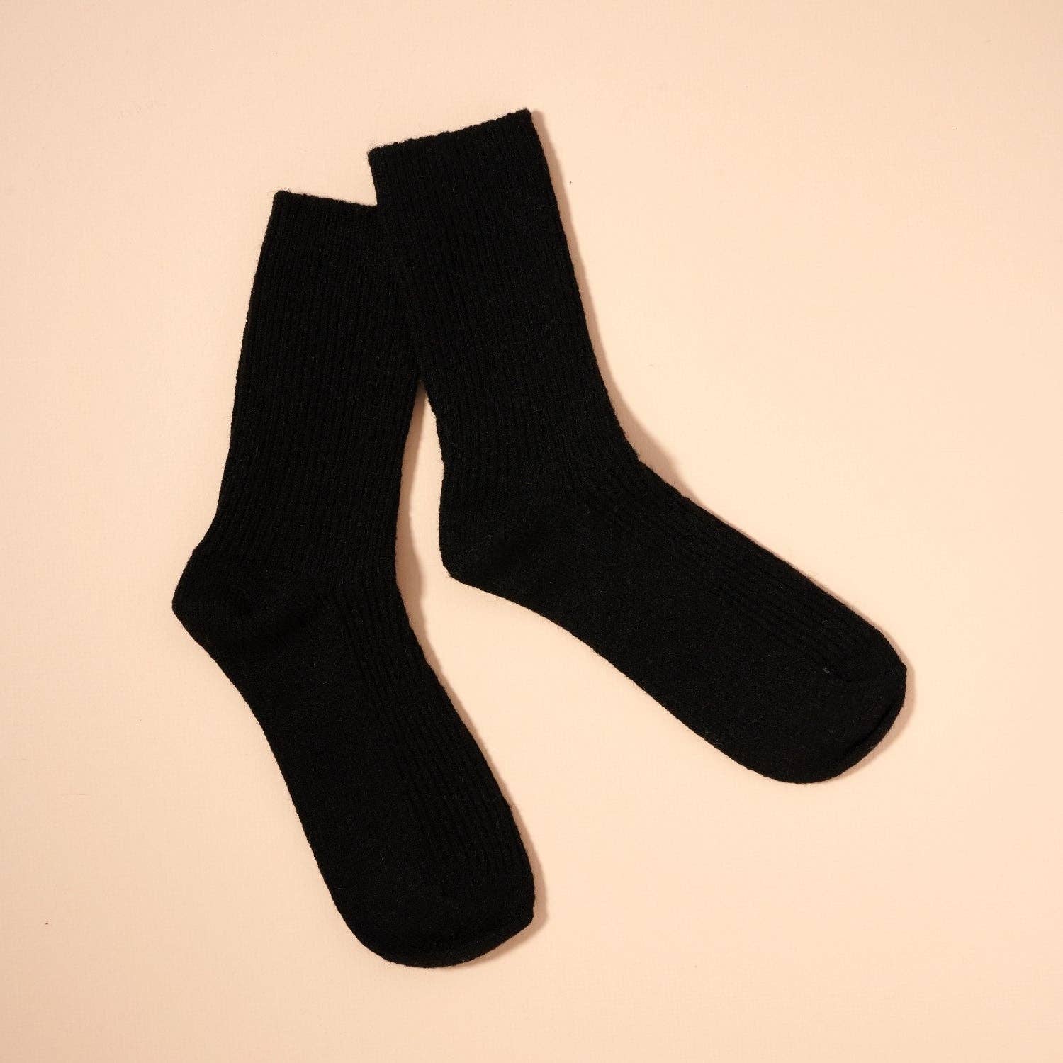 Frem - Wholesale Socks - Women's - Ribbed Knit Crew Socks – 4 Neutrals for Christmas Gift0