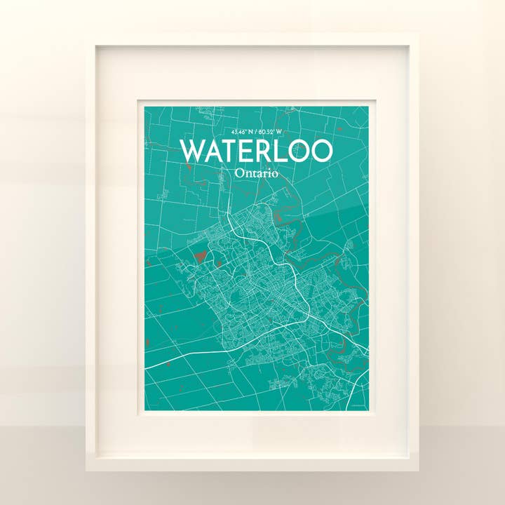 OurPoster.com - Wholesale Poster - Waterloo City Map Poster33