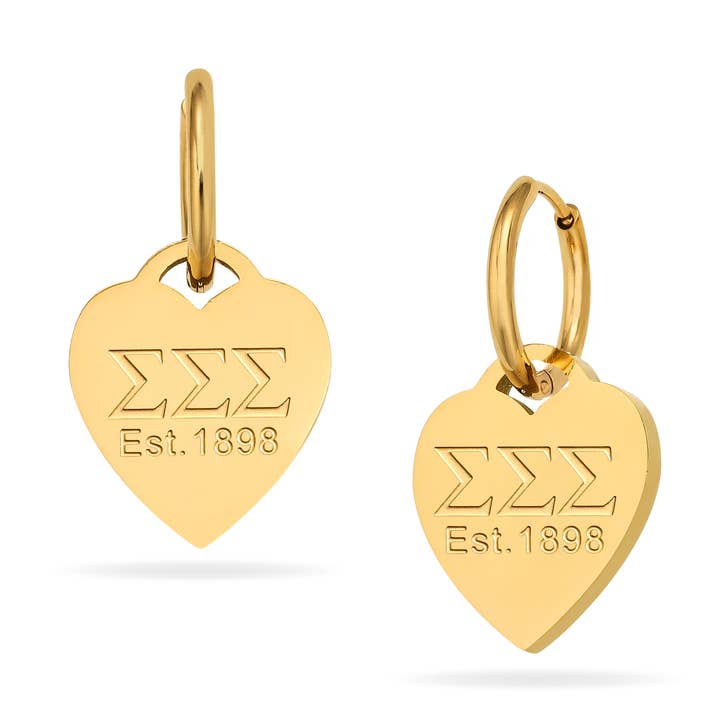 Sigma Sigma Sigma - Kramörhängen: Hjärtberlock för wholesale av Shawn Paul