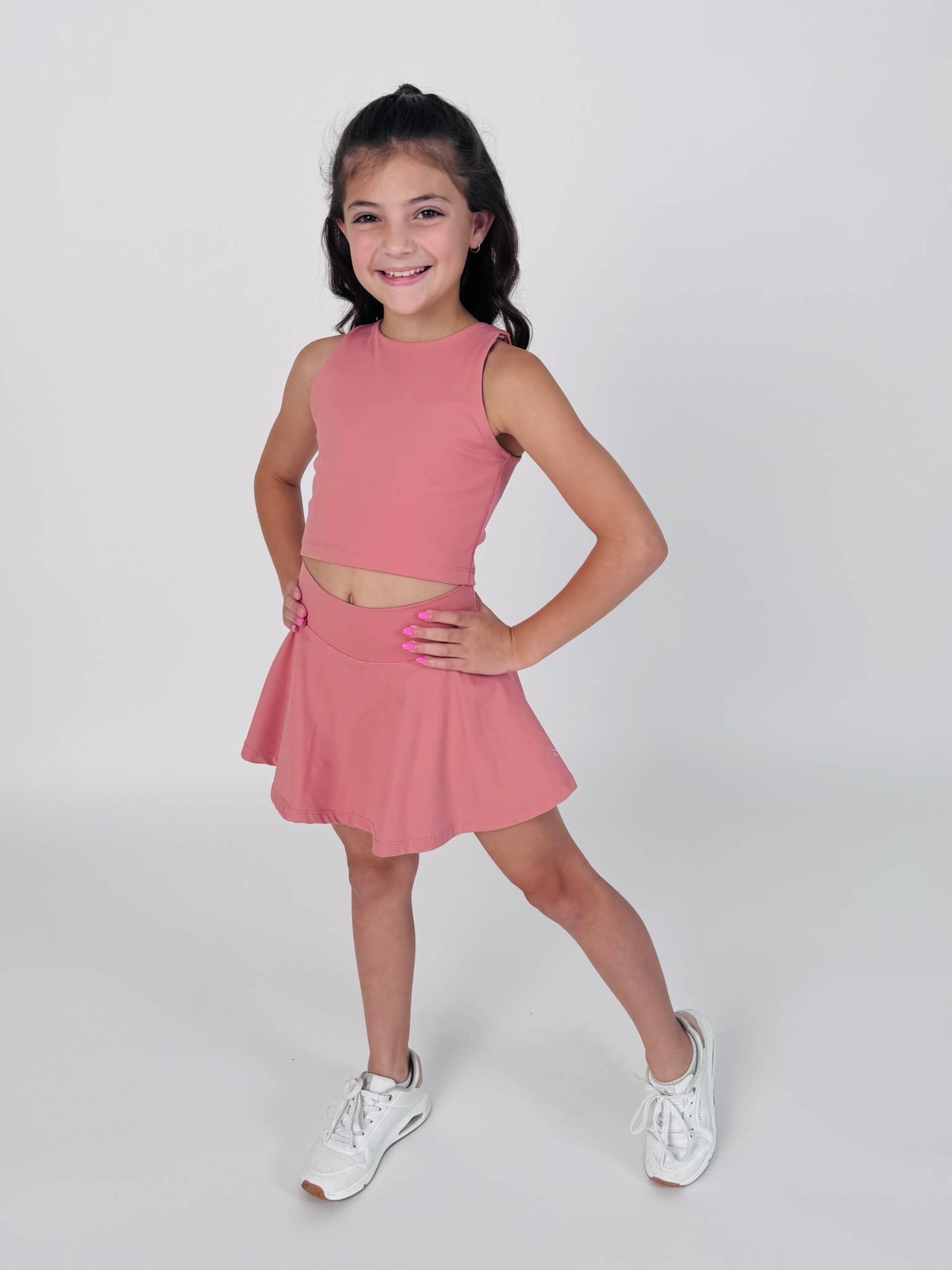 My Petite & Me - Wholesale Athletic Dress - Kids - Girls Two-Piece Athletic Tennis Skirt and Tank Set 2