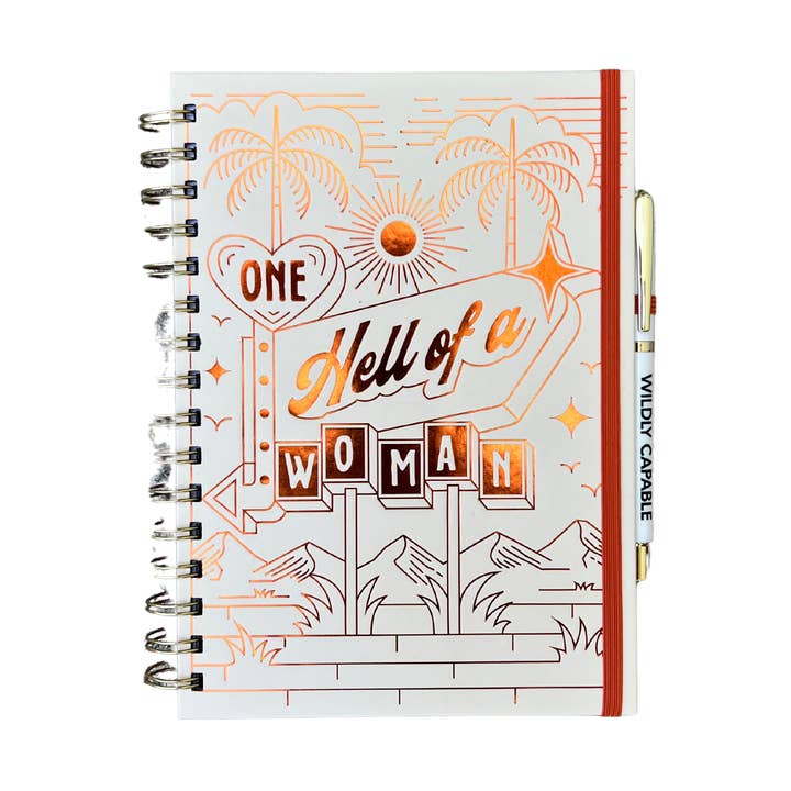 One Hell Of A Woman Journal (funny, gifts, journals) for wholesale by FUN CLUB
