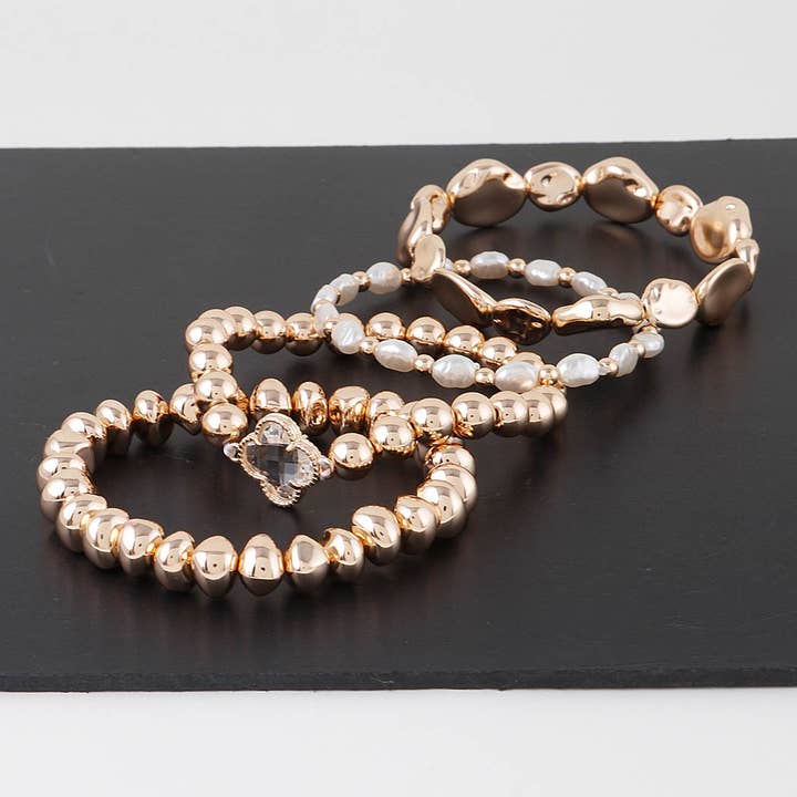 3AM BY H&D ACCESSORIES - Wholesale Jewelry Set - Shimmering Elegance Bracelet Set1