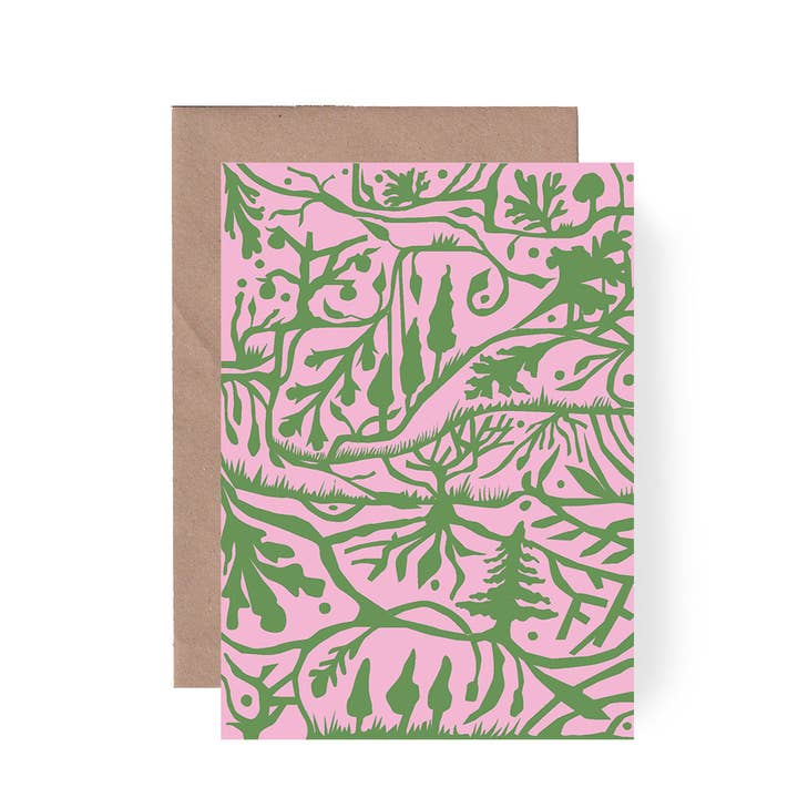 Pink Card | Valentines Card | Friend Cards | All occasion for wholesale by Tomekah George