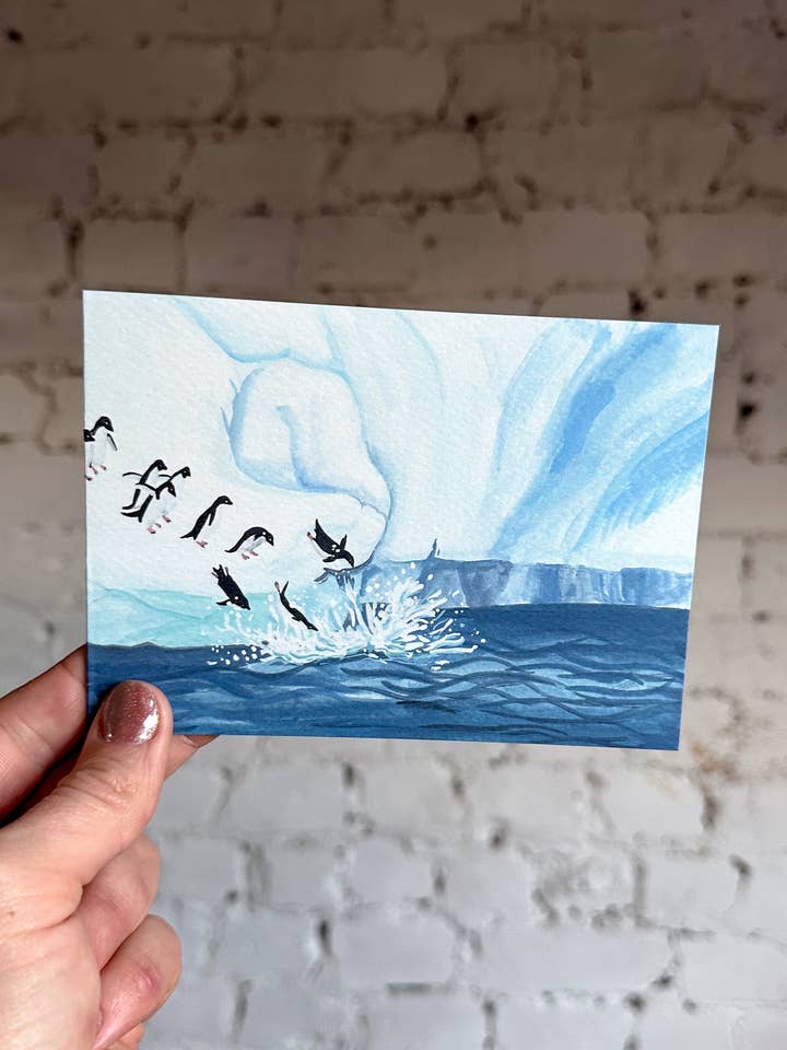 Carte de plongée Penguins pour la vente par This Thursday