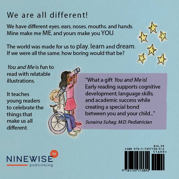 Ninewise Publishing - Wholesale Preschool Book (3-5) - You and Me - A book about Empathy for Young Children5