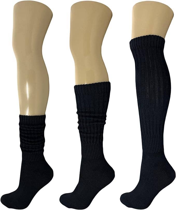 Mars Outlet Store LLC - Wholesale Socks - Women's - Cotton Slouch Boot Socks for Women Shoe Size 5 to 10 3 Pairs7