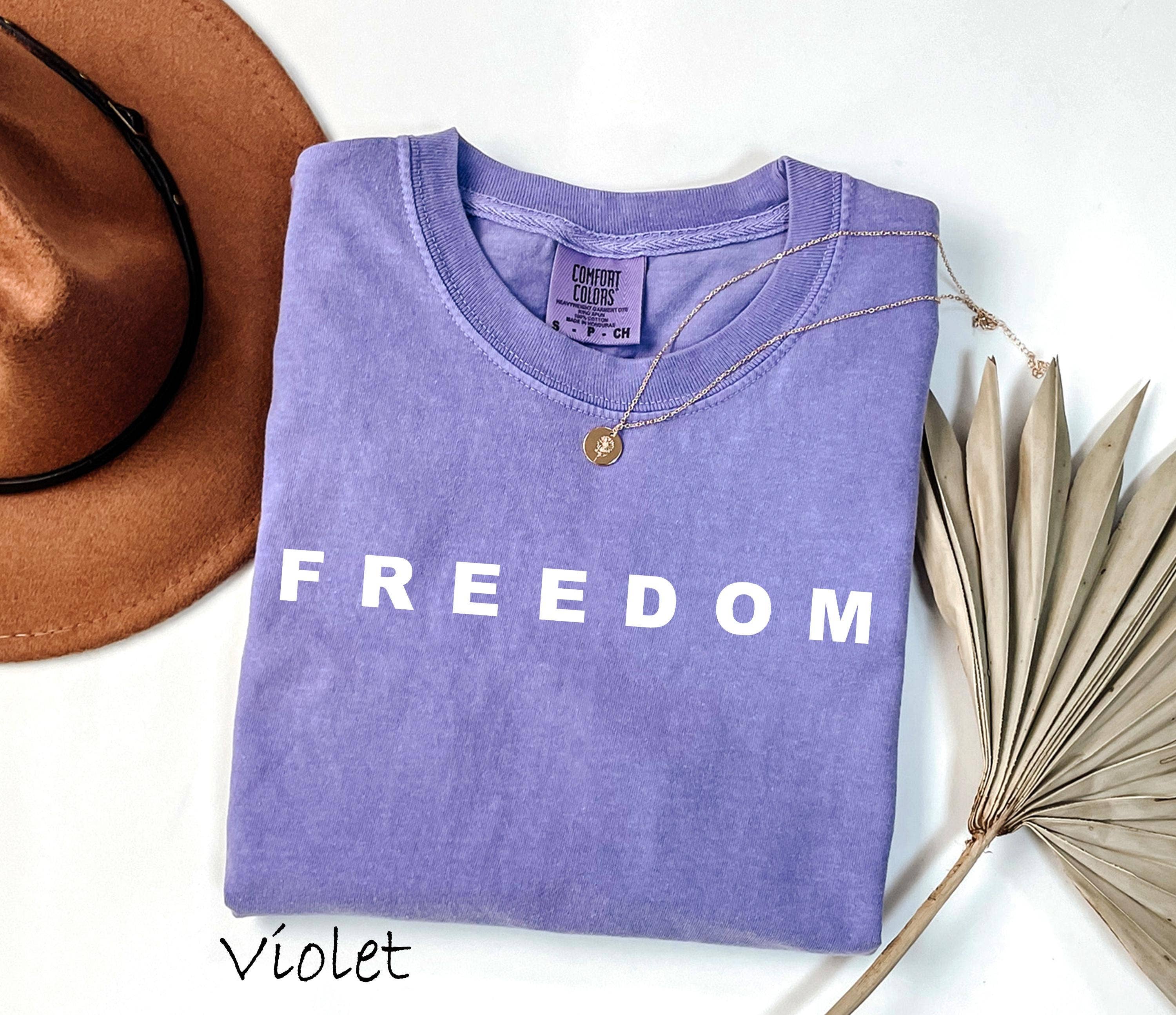 Glaime - Wholesale T-Shirt (Graphic) - Women's - Comfort Colors Charlie Kirk Freedom Shirt, Justice for Kirk 2