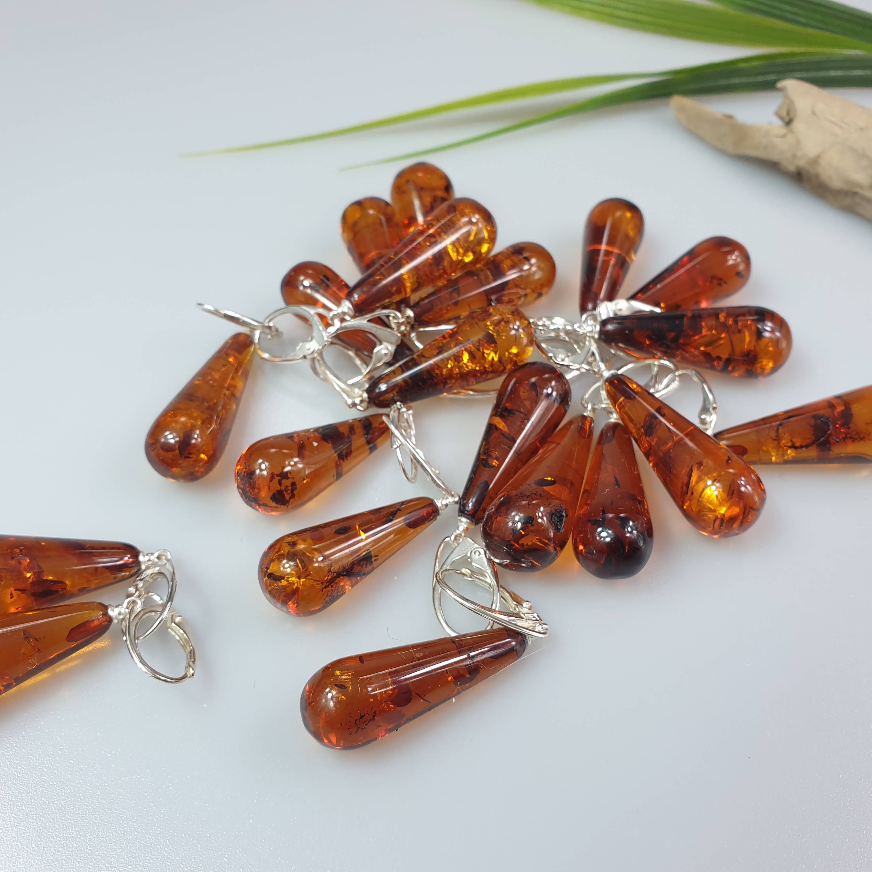 AmberLithuania - Wholesale Dangle Earrings - Amber Earrings, Gemstone Earrings, Crystal teardrop earrings3