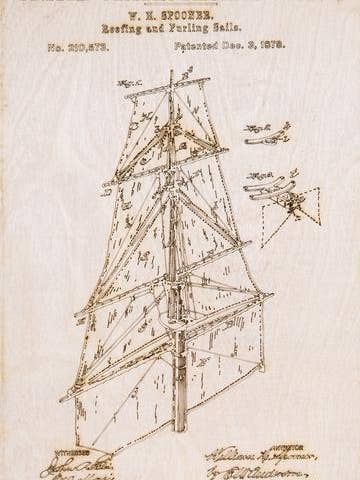 Ship's Sail for wholesale by Catahoula Sign Co.