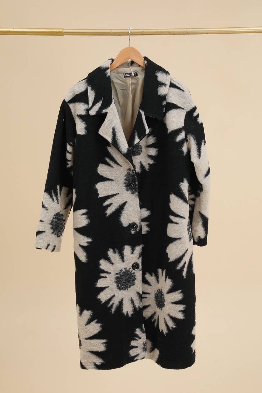 bordeaux Tryckt kappa i ullblandning 99201 80% ull 20% polyester för wholesale på Faire4