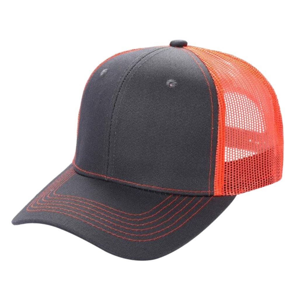 DOBBI – Großhandel Trucker-Cap – Unisex – Curve Trucker Mesh-Mütze mit 6 Paneelen18