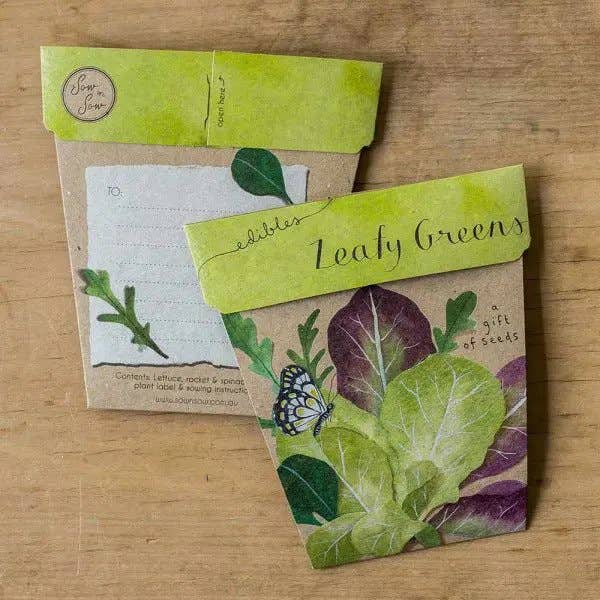 Sow 'n Sow - Wholesale Plant Seeds - Leafy Greens Gift of Seeds (Australia Only)