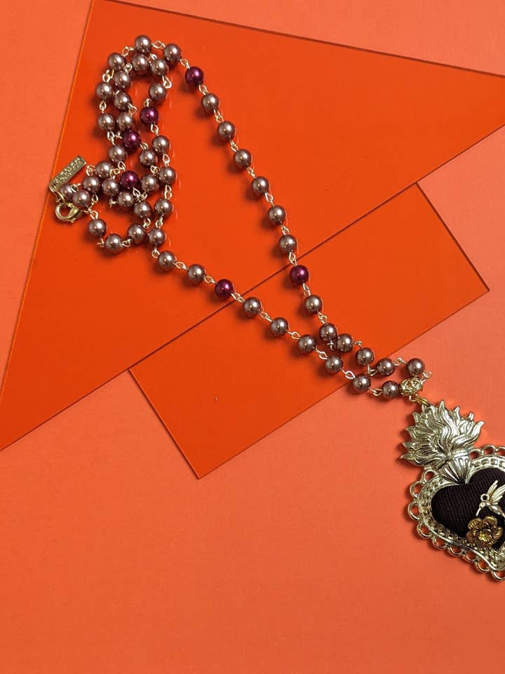 Sacred Heart Colibri halsband för wholesale av House Of Jefas