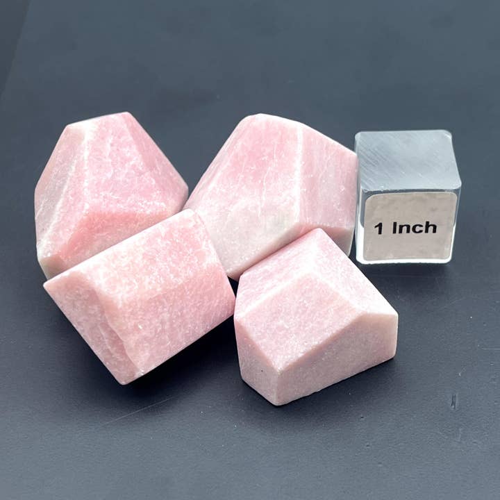 Crystal River Gems LLC - Wholesale Spiritual Stone/Crystal - Pink Common Opal Polished Freeform Shape1