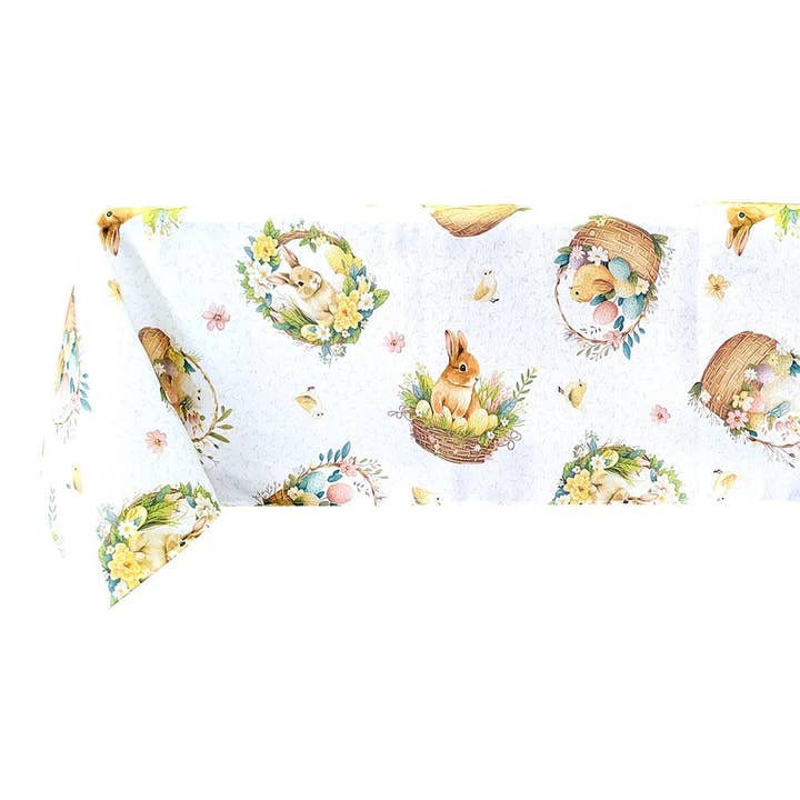 Tablecloth for 8, 140x220 cm EASTER for wholesale by Almatex srl