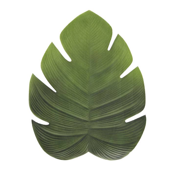 Fennco Styles - Vente Sets de table - Napperon vert Monstera Leaf 14,5 x 18 pouces
