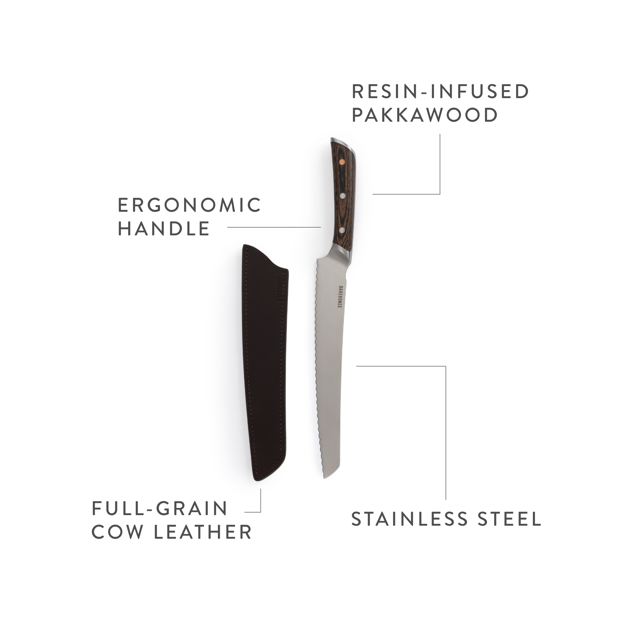 Barebones - Wholesale Kitchen/Utility Knife - No. 9 Bread Knife2