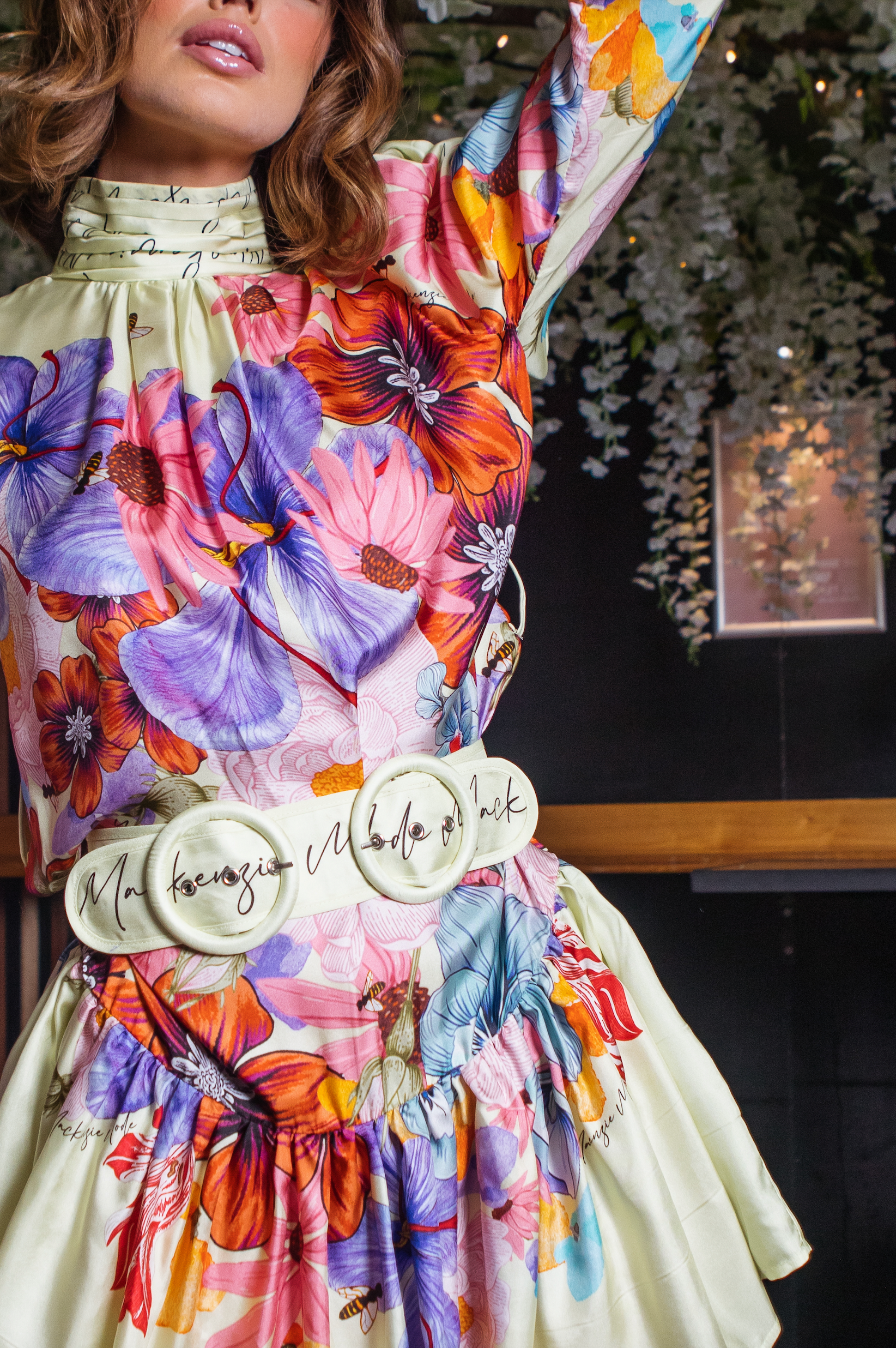 MACKENZIEMODE – Großhandel Kleid – Damen – Silk Garden Mini-Kleid5