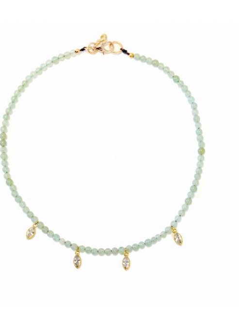 SHIMMER Cubic Zirconia Marquise Drops Necklaace for wholesale by Sigalie Jewelry