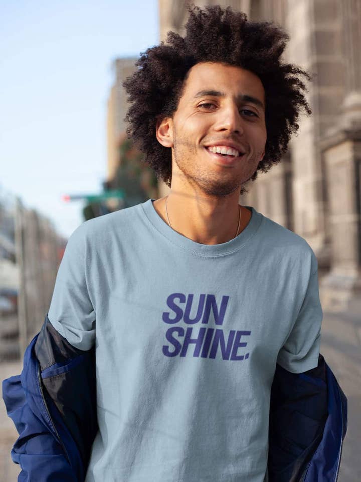 SunShine T-shirt för män för wholesale av SunShine