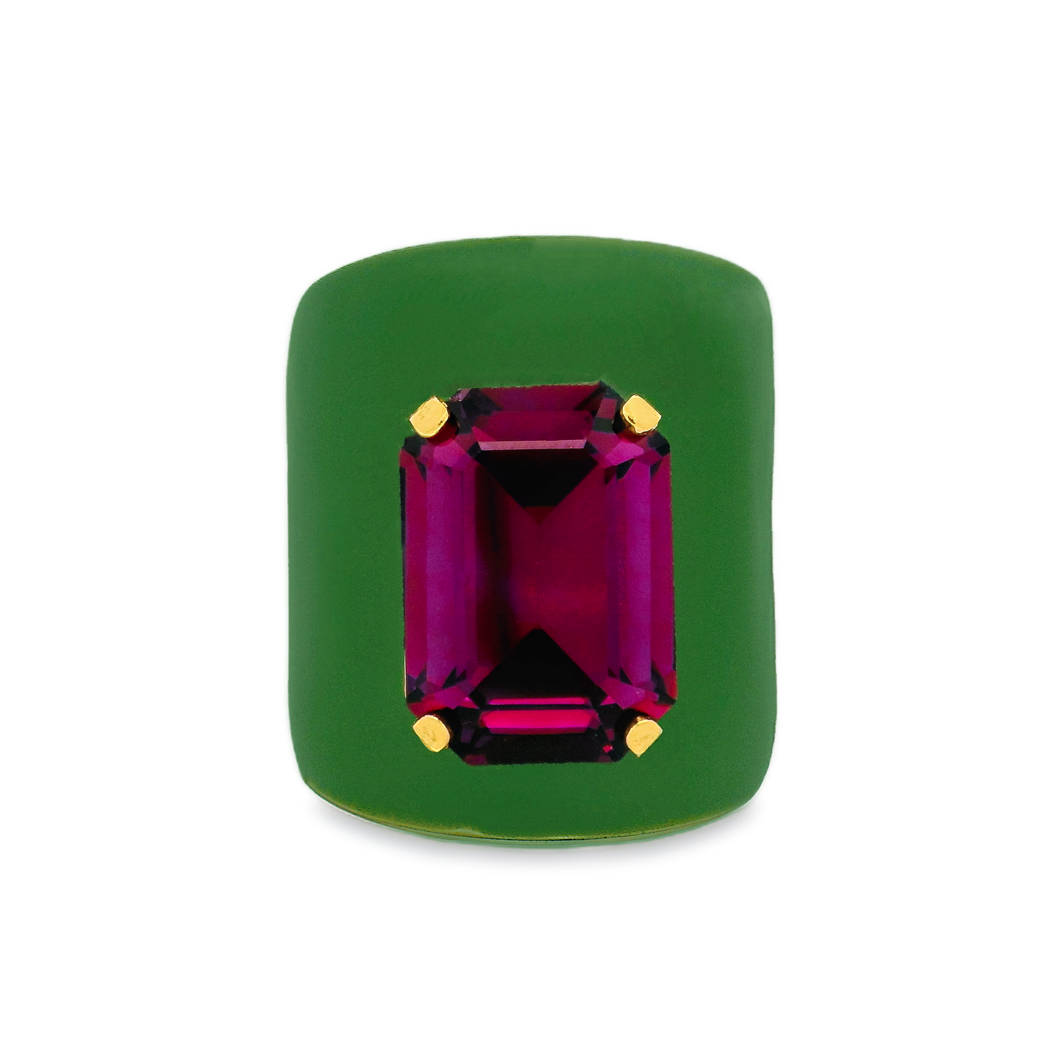 TOVA - Wholesale Cocktail/Statement Ring - Mini Roddy Ring in Enamel Midnight Express10