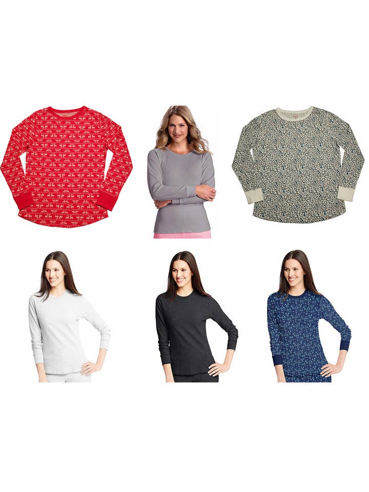 Eastern Off Price - Vente T-shirt – femme - Sous-vêtements thermiques X-Temp pour femmes de Hanes, unis et imprimés20