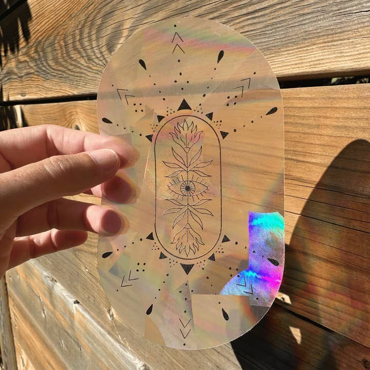 Clairvoyant Suncatcher Sticker for wholesale by My Sparkling Emporium