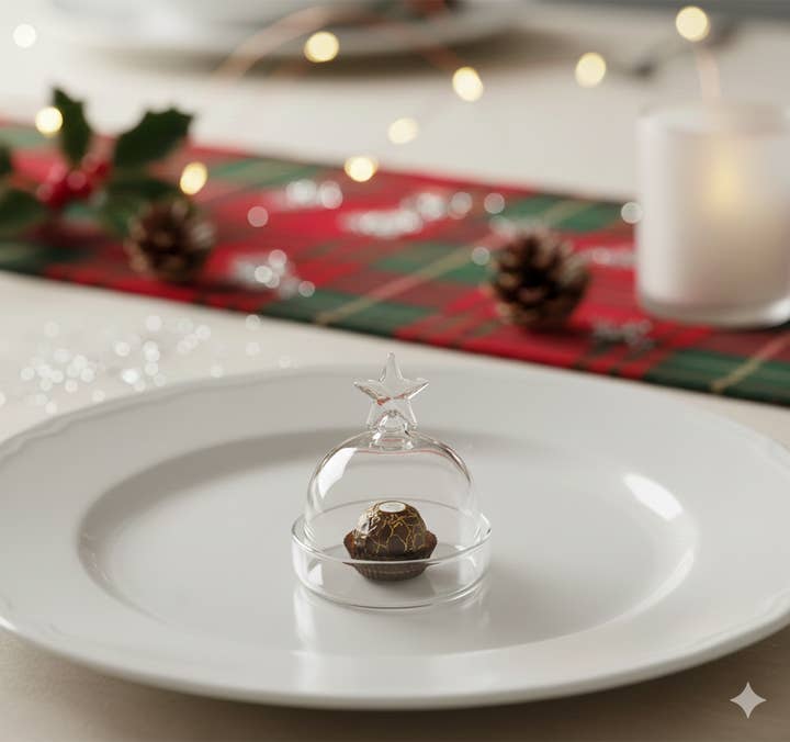 AULICA – wholesale Dekorativt bordsobjekt – Stjärntallrikspresent2