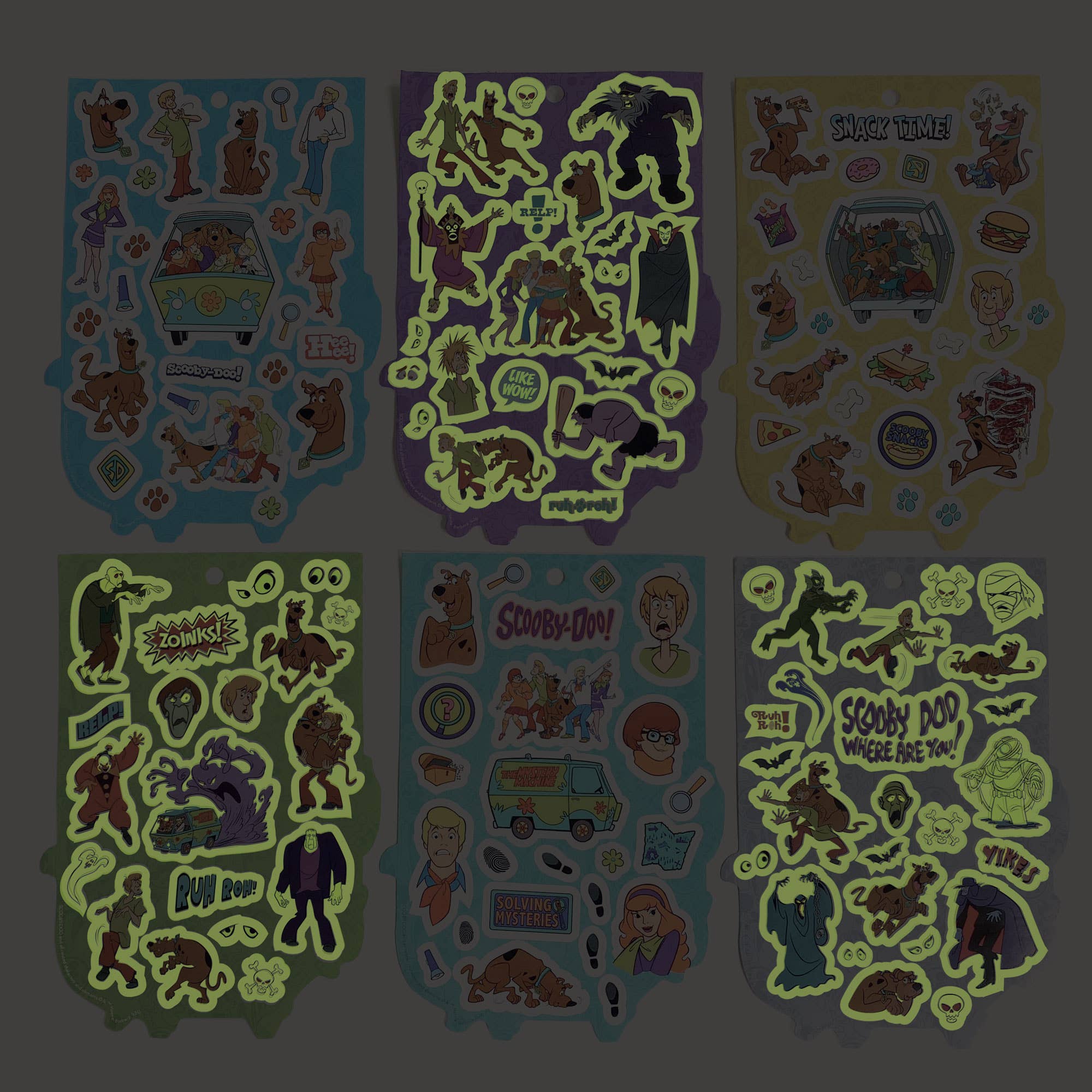 Paper House Productions – wholesale Klistermärke – Scooby Doo Klistermärkesbok2