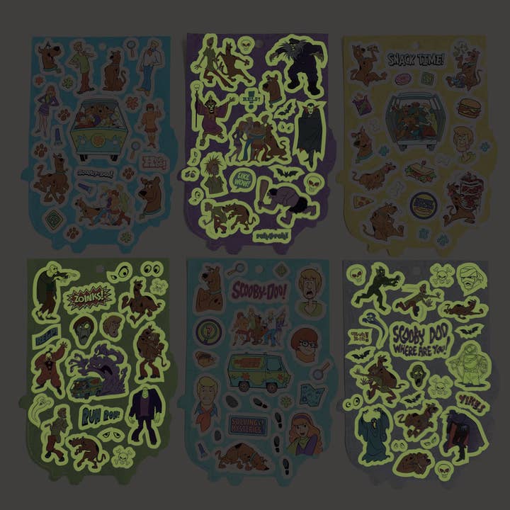 Paper House Productions – wholesale Klistermärke – Scooby Doo Klistermärkesbok2