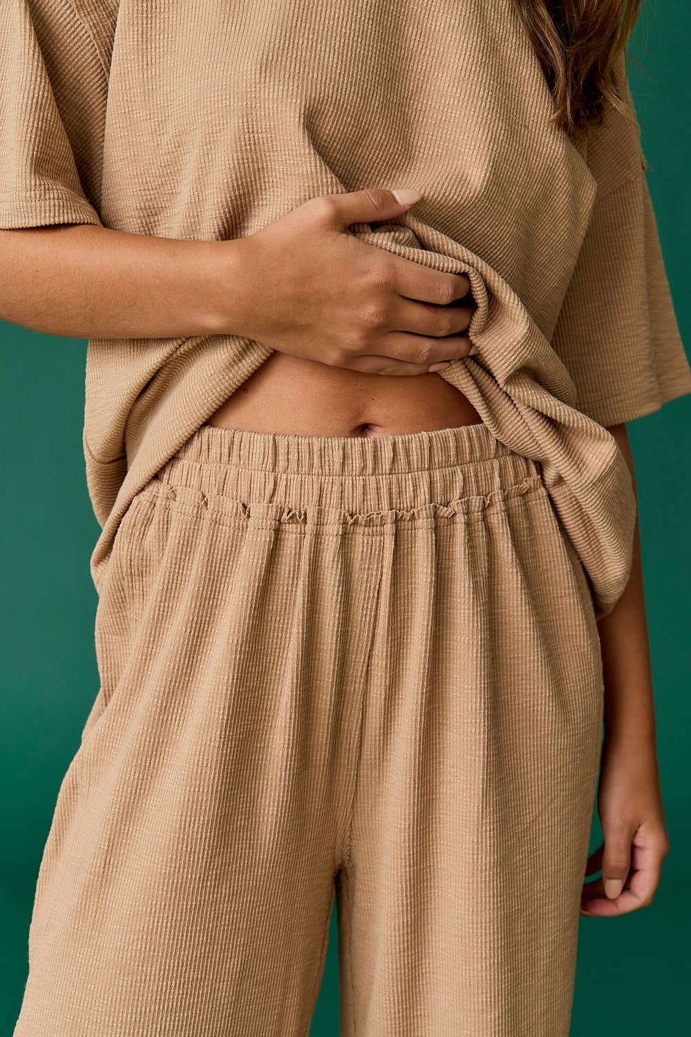 OLIVE PX18358 - Layla Loose Fit Top and Pants Set for wholesale on Faire6