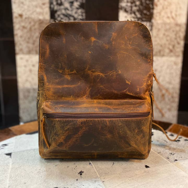 Western Linens - Wholesale Backpack - Women's - Vintage Leather Backpack
