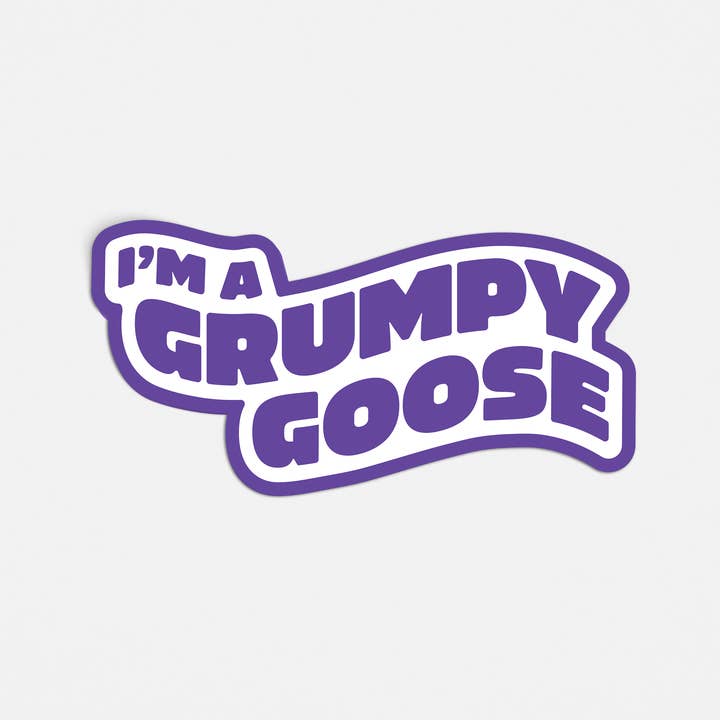 Grumpy Goose Sticker for wholesale by paper&stuff