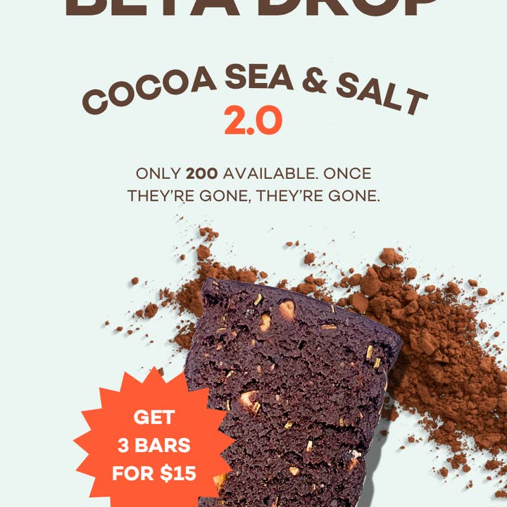 Beta Bar Cocoa 2.0 for wholesale by VK Energy Bar