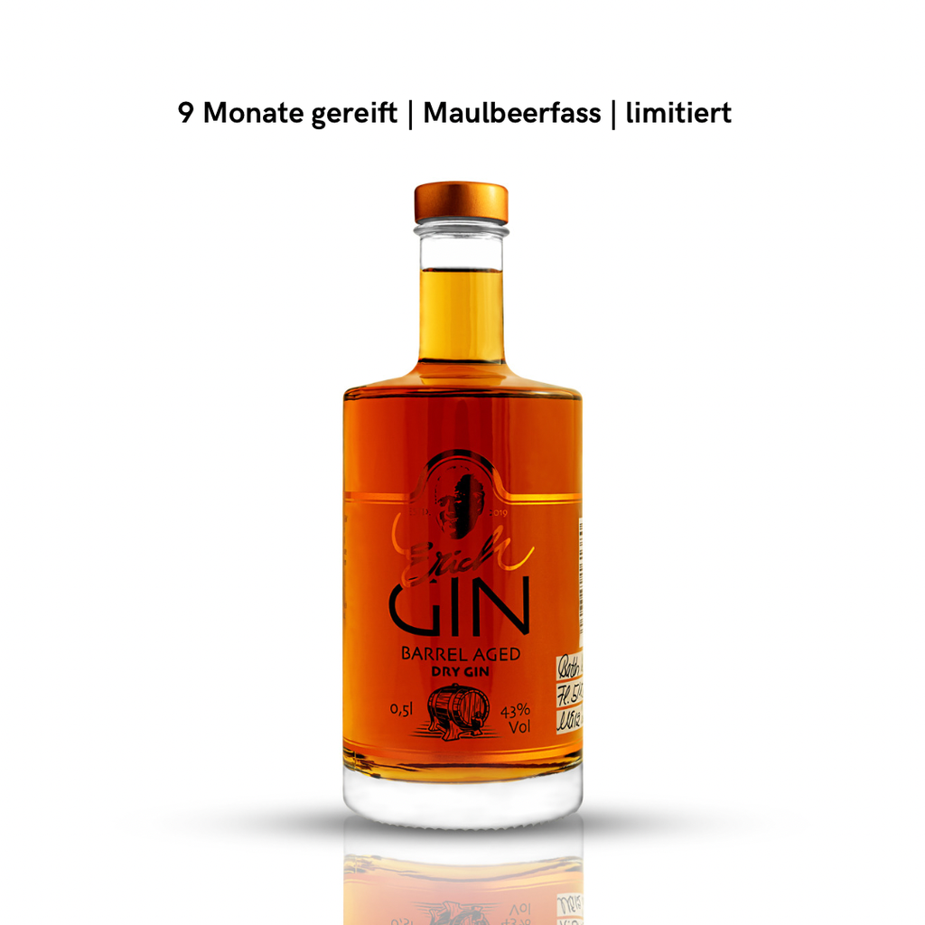 ErichGIN - Wholesale Gin - Erich “BarrelAgedgin” 0.5l 43% vol. - Awarded as World1
