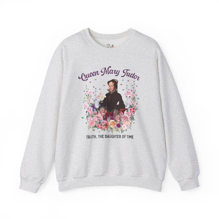 Opal and June - Wholesale Graphic Sweatshirt - Women's - Queen Mary Tudor: Famous Queens European History Sweatshirt