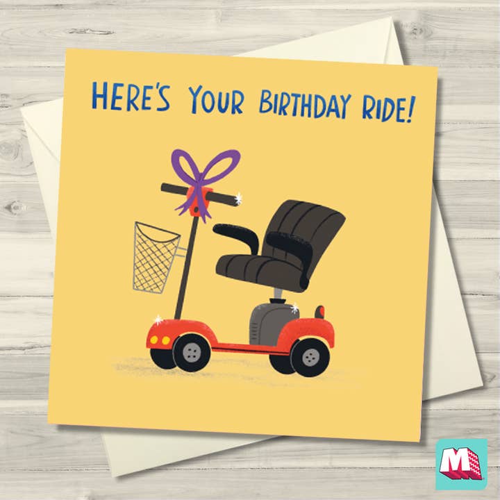 Here's Your Birthday Ride for wholesale by Maktus
