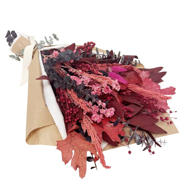 Andaluca - Wholesale Dried/Pressed Flowers - Merlot Summer Floral Bouquet #136