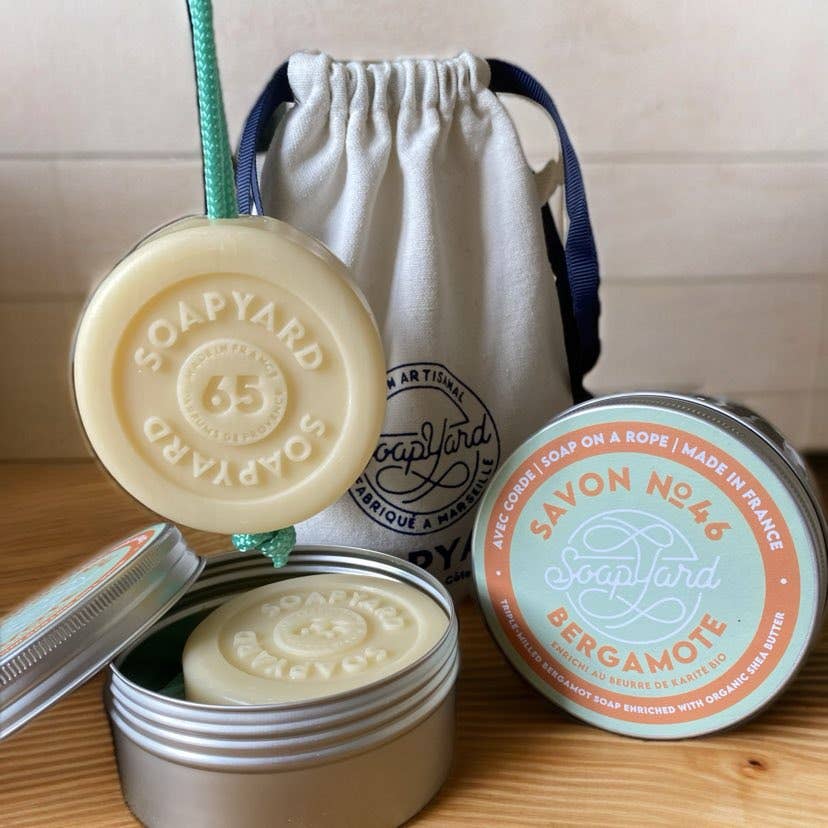 soapyard - Wholesale Bar Soap - Soap & Rope + Tin + Cotton Gift Bag0